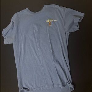 Casual Blue Graphic T-Shirt